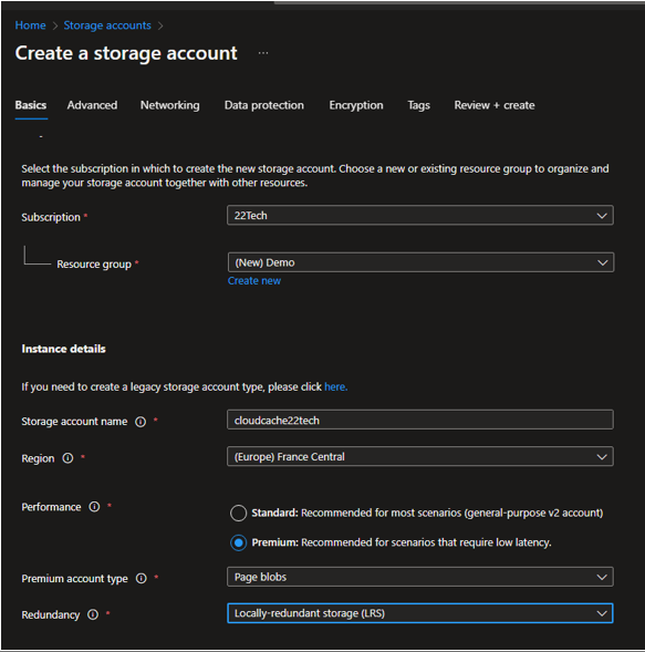 Azure Page blobs - 1